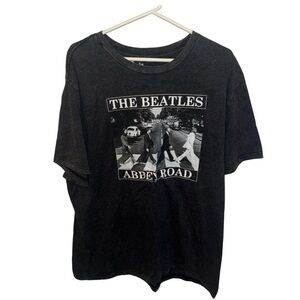 The Beatles Black Abbey Road T-Shirt